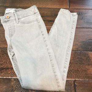Abercrombie kids girls skinny jeggings